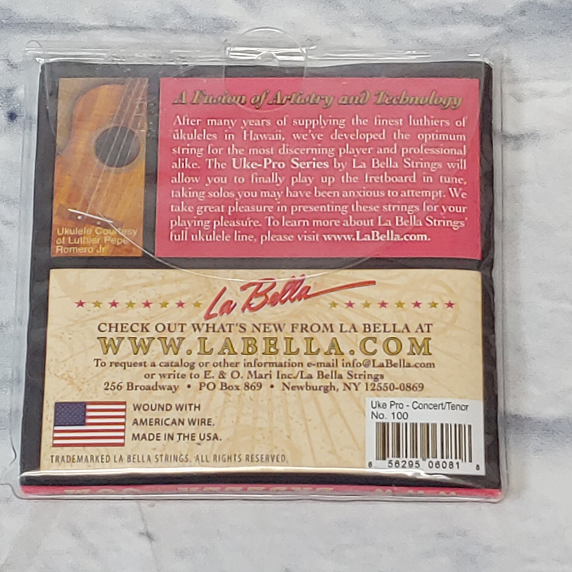 La Bella Uke-Pro Series Concert/Tenor Ukulele Strings