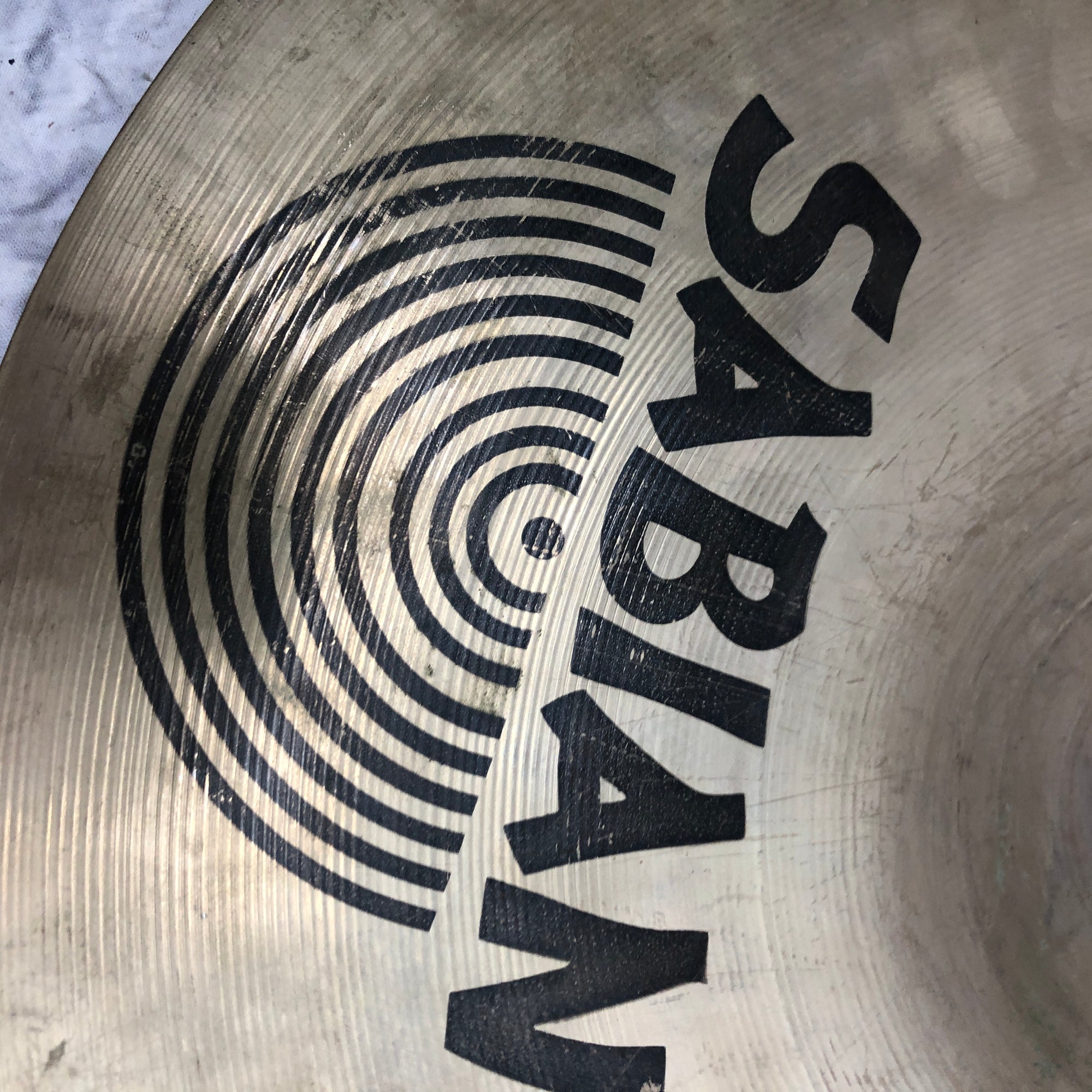 Sabian 16in AAX Stage Crash Bell Cracks