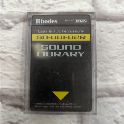 Roland SN-U01 02R Latin FX Percussions for  U110 U20 U220 D70