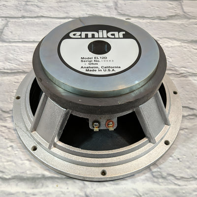 Emilar EL 12D-8 8ohm 12" Speaker - New Old Stock
