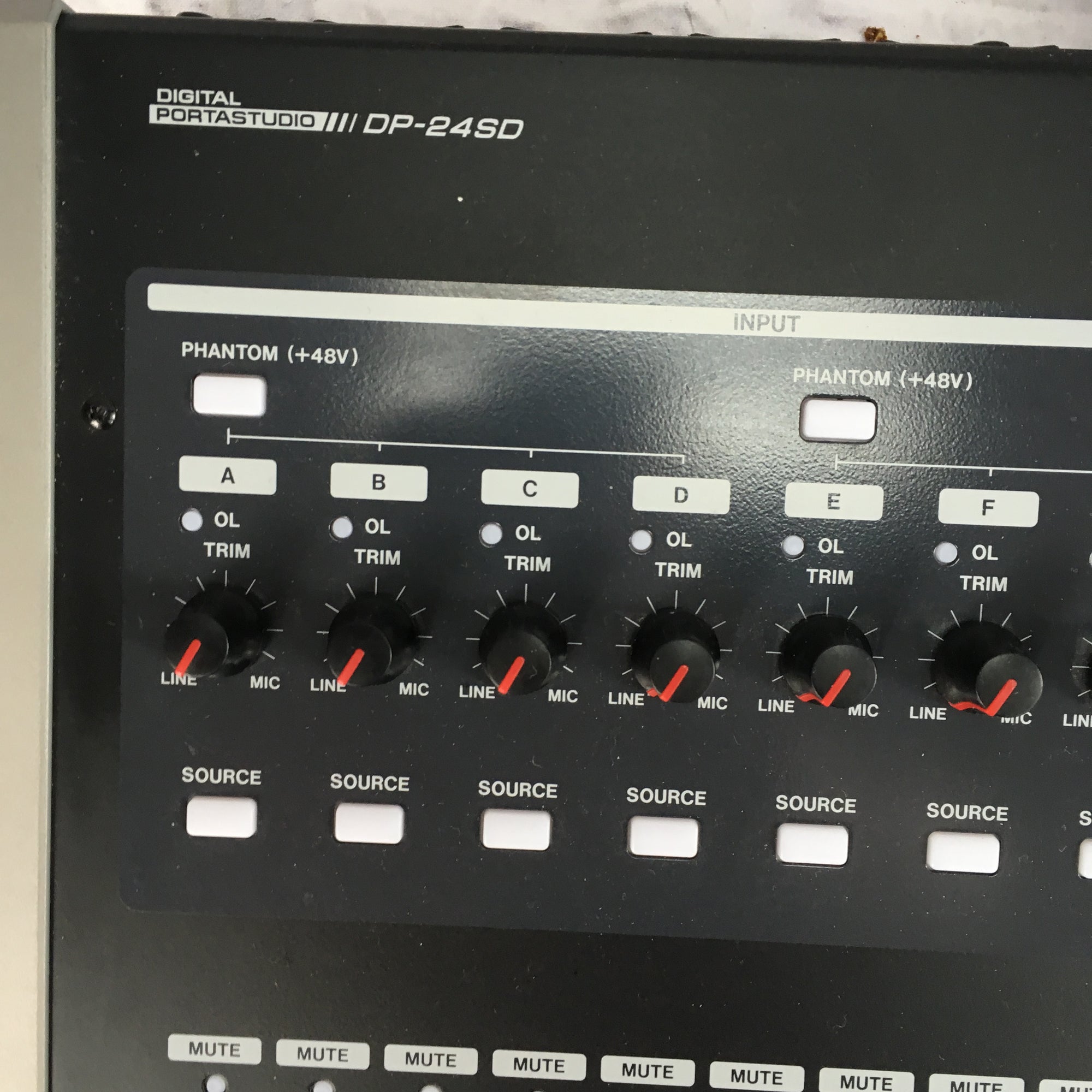 Tascam DP24SD 24 Track Digital Recorder