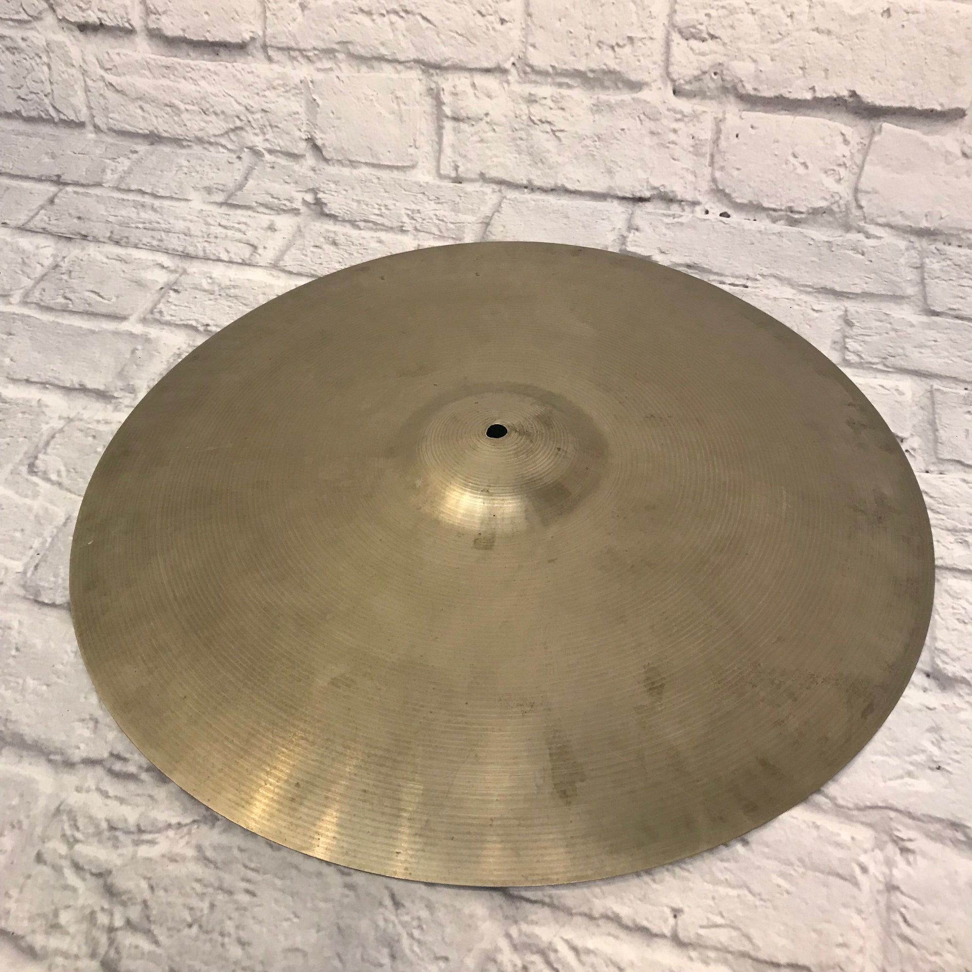Vintage 1960s Ludwig Paiste 22in Crash Ride Cymbal