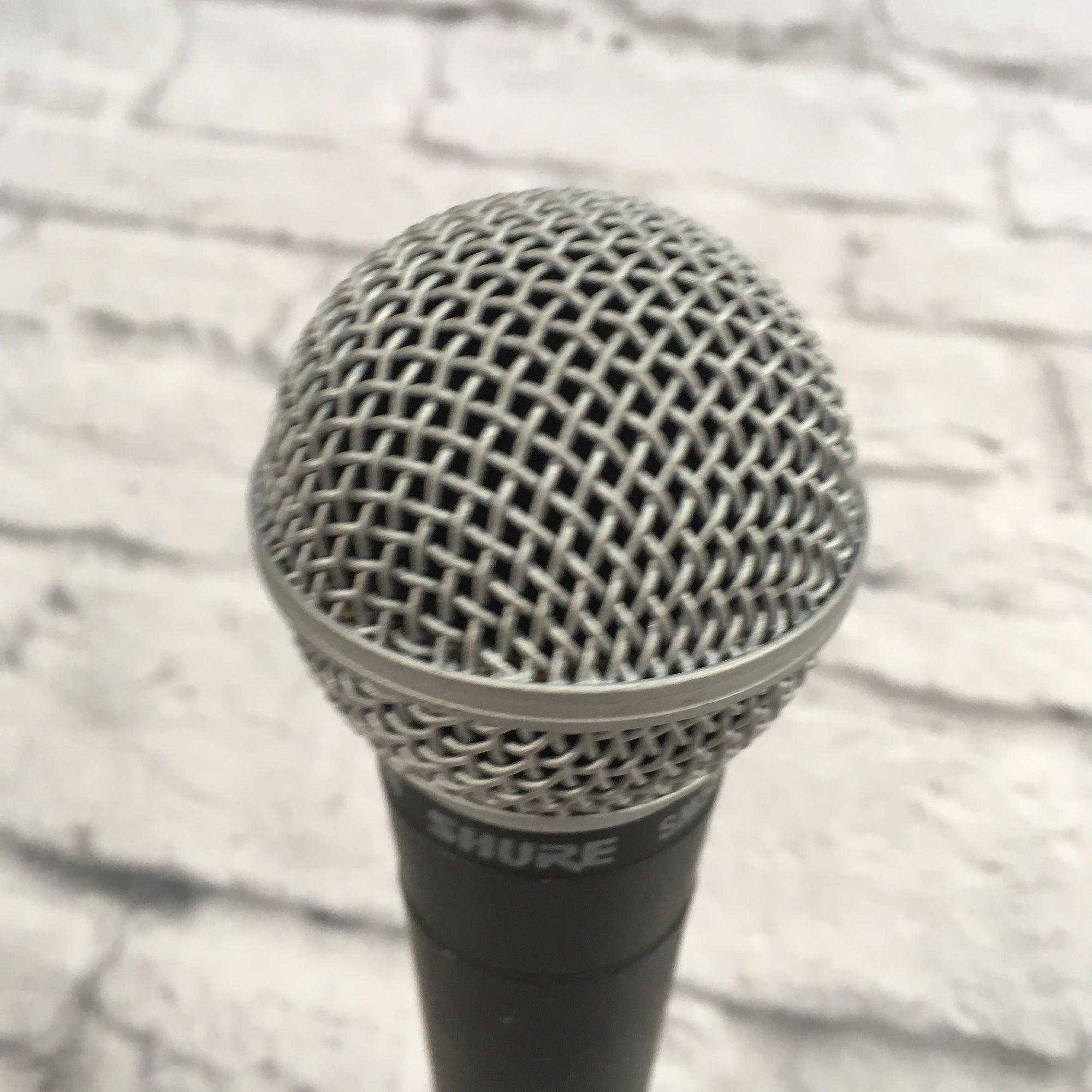 Shure SM58 Dynamic Microphone - worn handle