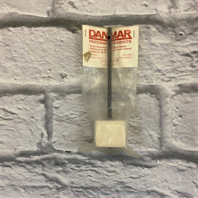 Danmar Black Shaft Hardened Steel Felt Bass Drum Beater