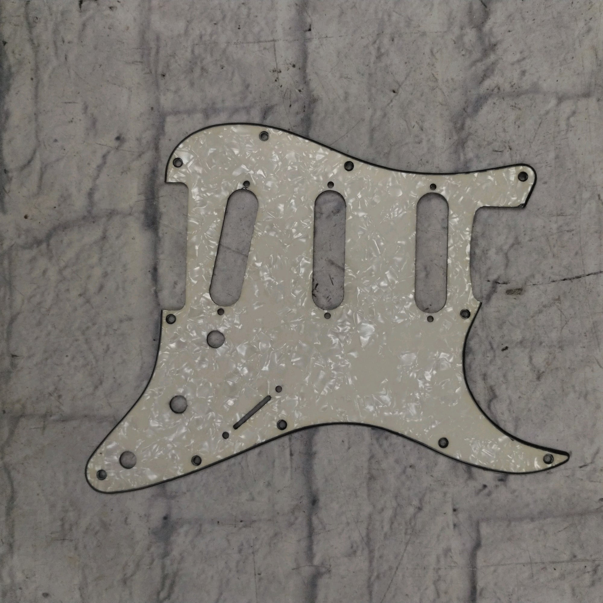 Unknown Pearloid Strat Pickguard
