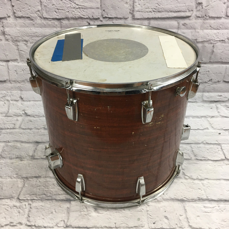 Vintage Ludwig 18in x 16in Floor Tom Mahogany Cortex