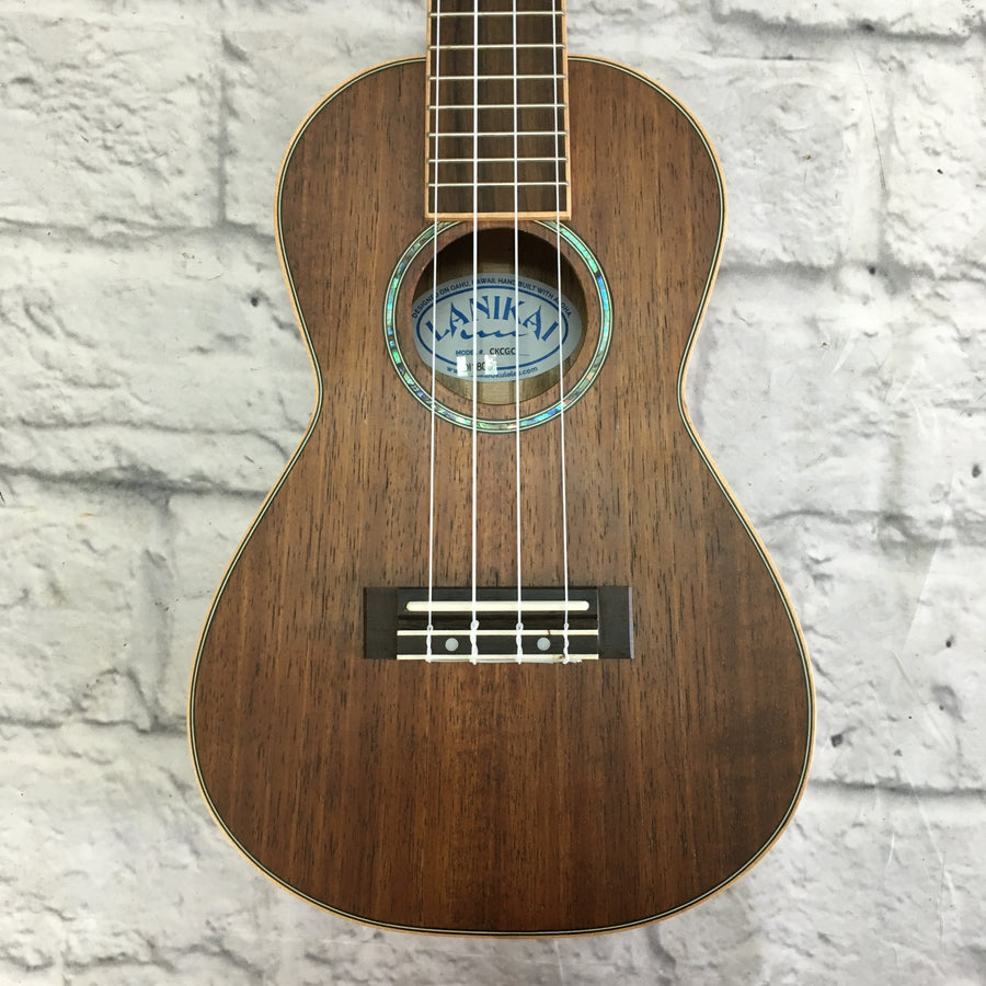 Lanikai CKCGC Concert Ukulele Dark Natural Finish