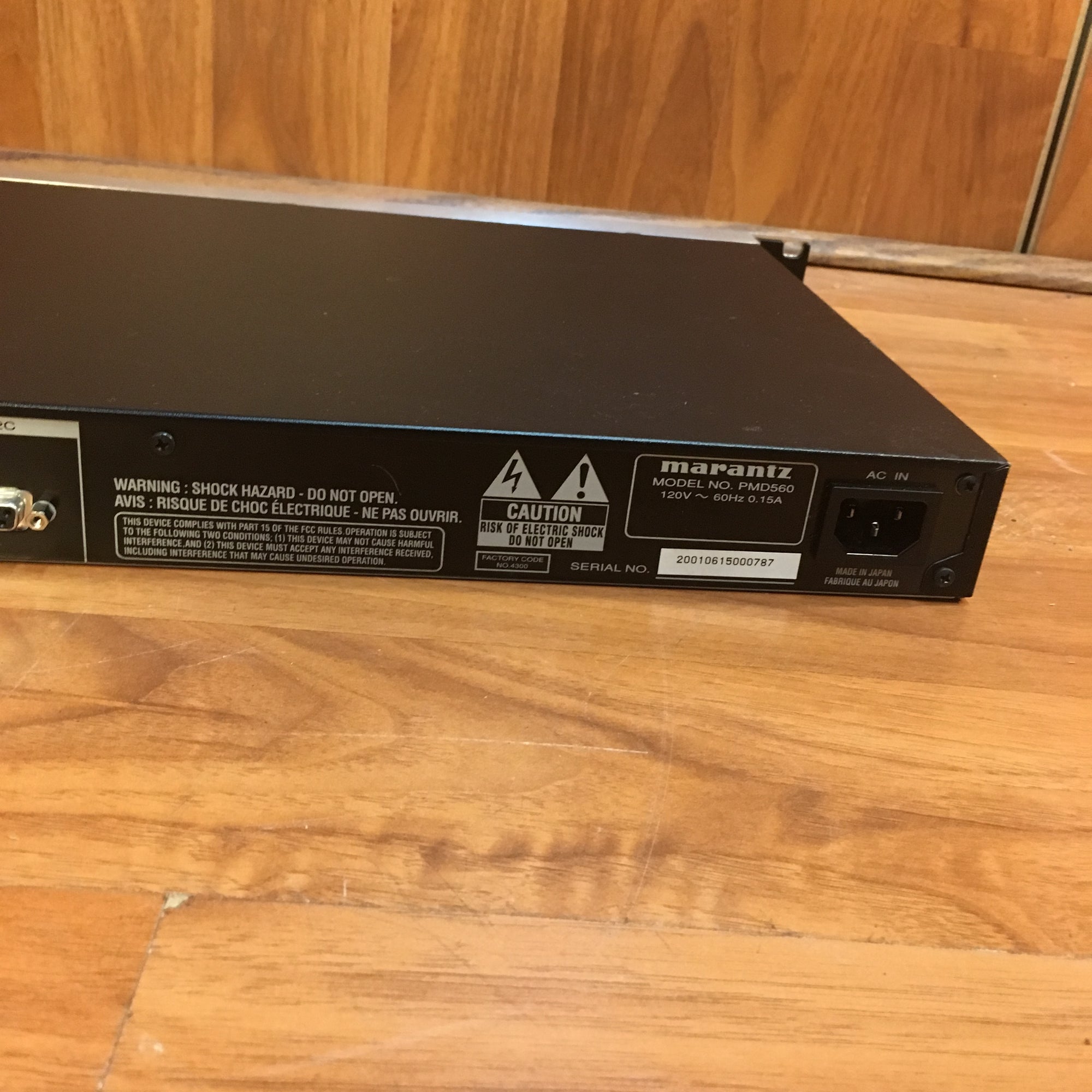 Marantz PMD560 Solid State Recorder