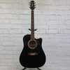 Takamine EF341C Acoustic Guitar (Black)