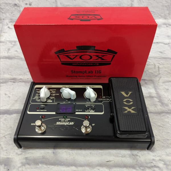 Vox SL2G StompLab IIG Modeling Guitar Processor Evolution Music