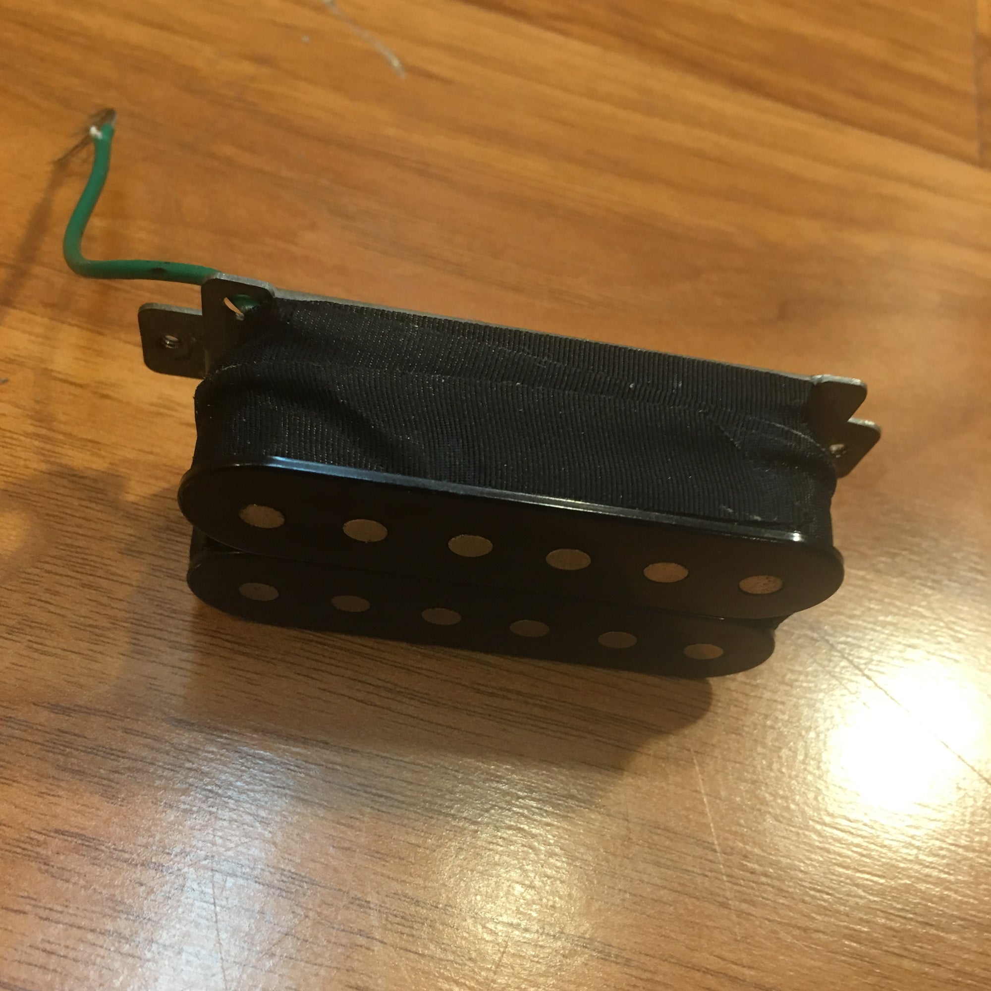Unknown Humbucker Pickup Black w Green Wire