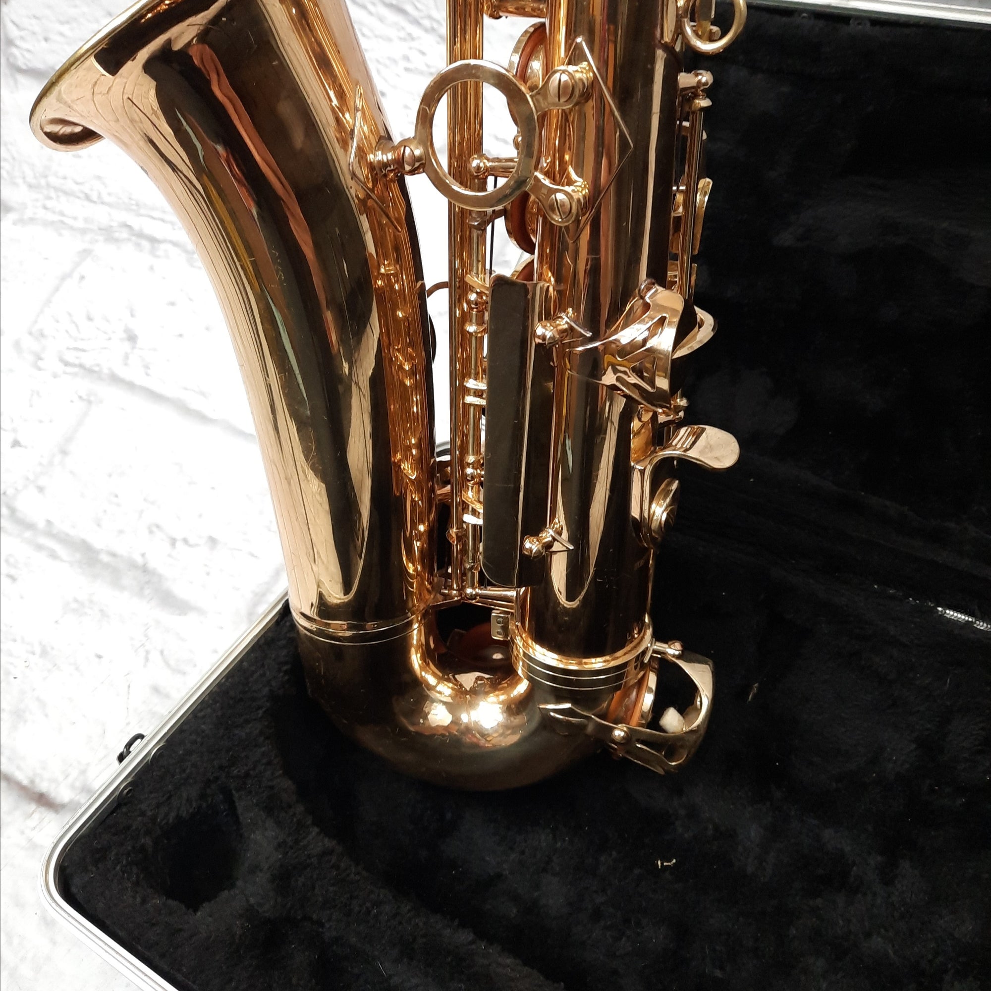 Hunter HAS6430YL Saxophone w/Case (Bent Horn)