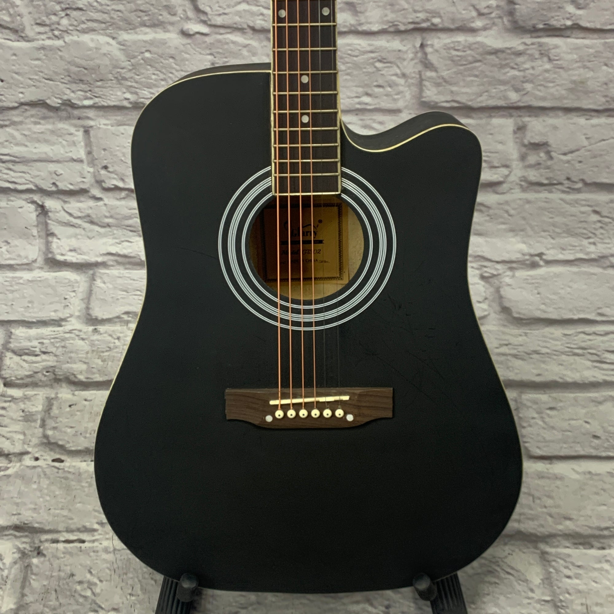 Glarry GT502 Acoustic Guitar Black