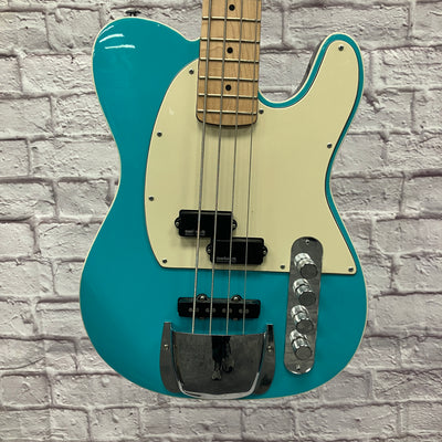 Custom Blue PJ Tele 4 String Bass
