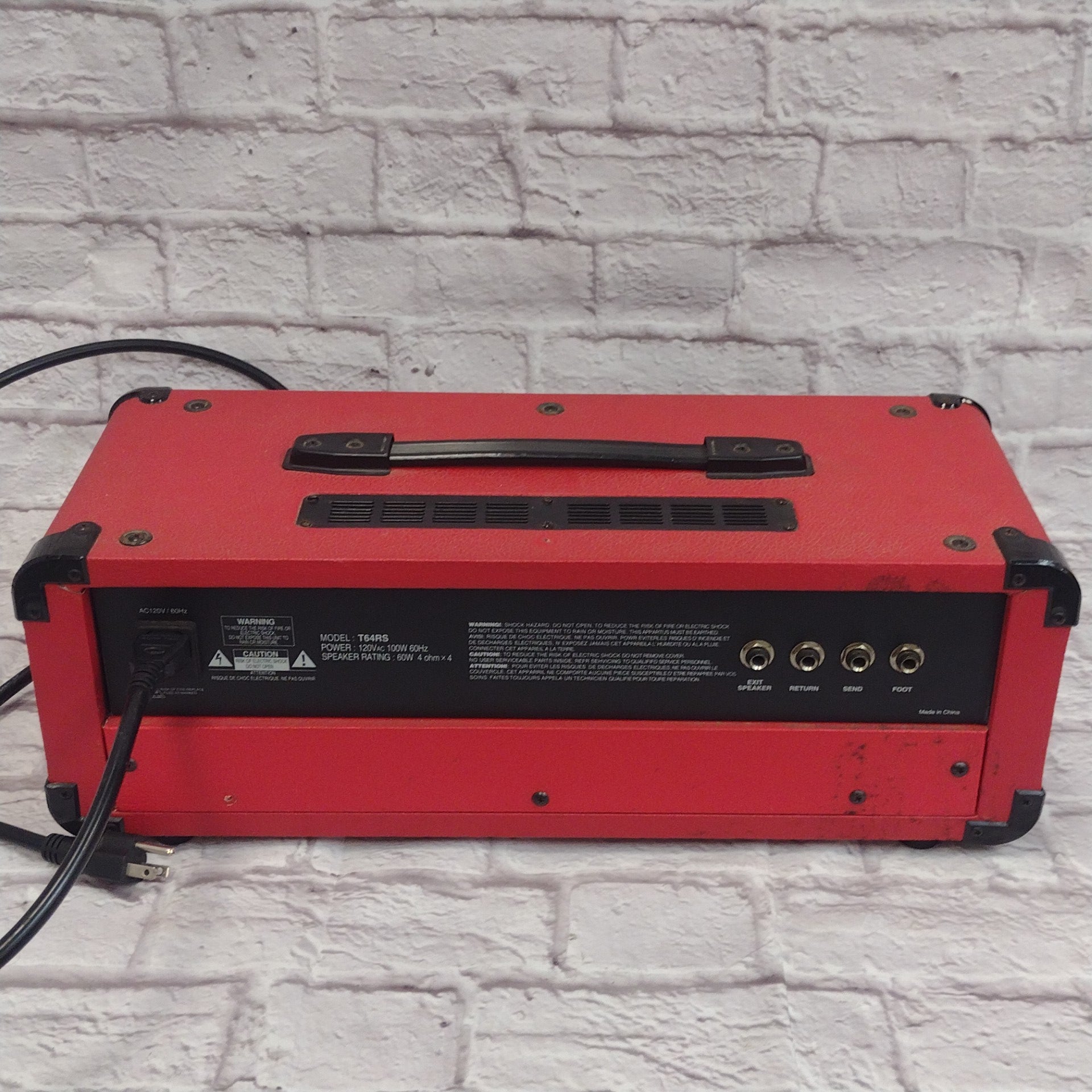 Guitar Research T64RS Guitar Amp Head Red