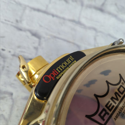 Pearl Reference 8x7" Tom Piano Black w/ Gold Optimount
