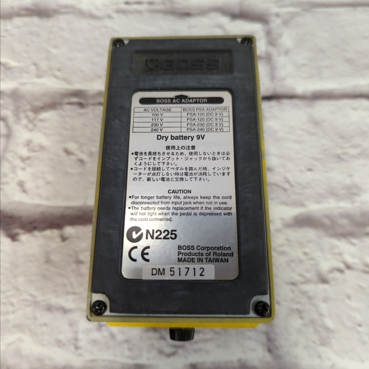 Boss ODB-3 Bass Overdrive Pedal