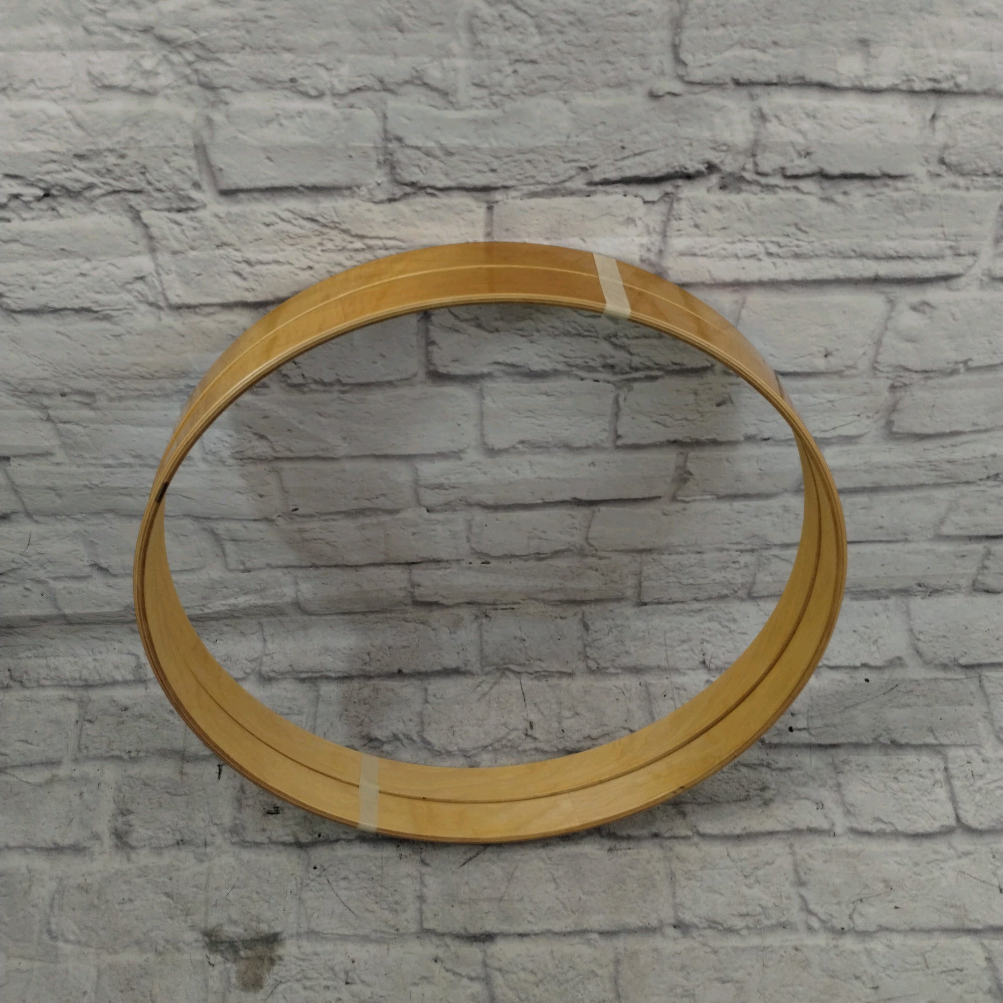 2 Yamaha 22" Maple Bass Drum Hoops 7ply