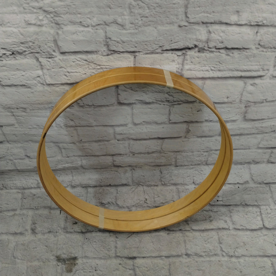 2 Yamaha 22" Maple Bass Drum Hoops 7ply