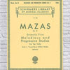 G. Schirmer 75 Melodious And Progressive Studies Opus 36 Book 2 for Violin By Mazas