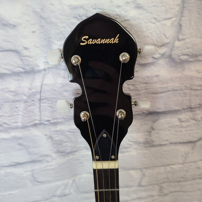 Savannah SB-080 5-String 18 Bracket Resonator Banjo