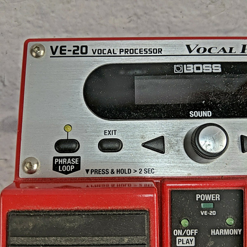 Boss VE-20 Vocal Performer Vocal Effect Pedal with Power Supply
