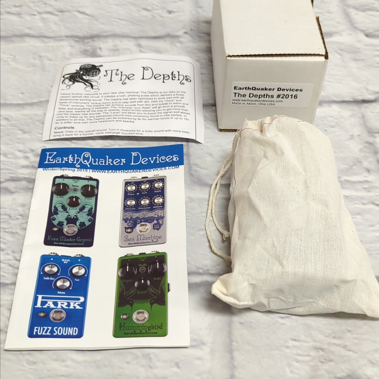 EarthQuaker Devices The Depths Optical Vibe Machine Chorus Vibrato Pedal