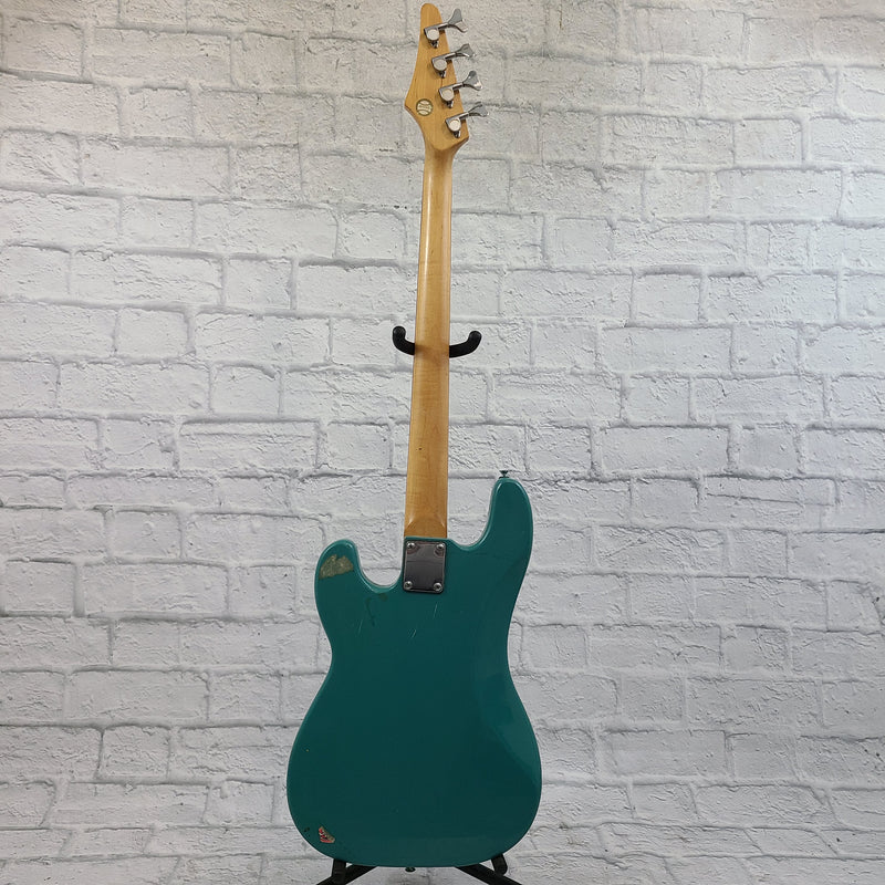 Samick Precision Samick Stages 5 Precision Style 4-String Bass Guitar - Teal - Evolution ...