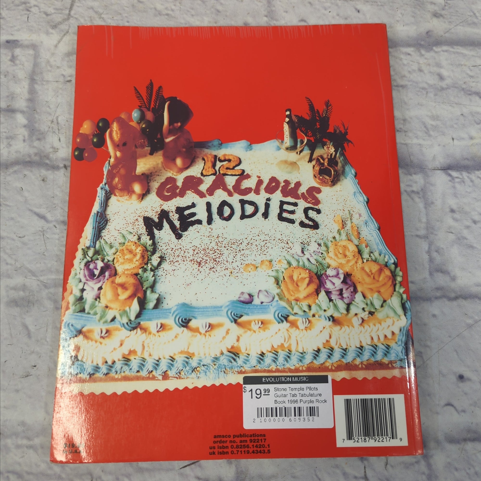 Stone Temple Pilots Guitar Tab Tabulature Book 1996 Purple Rock Alt Grunge