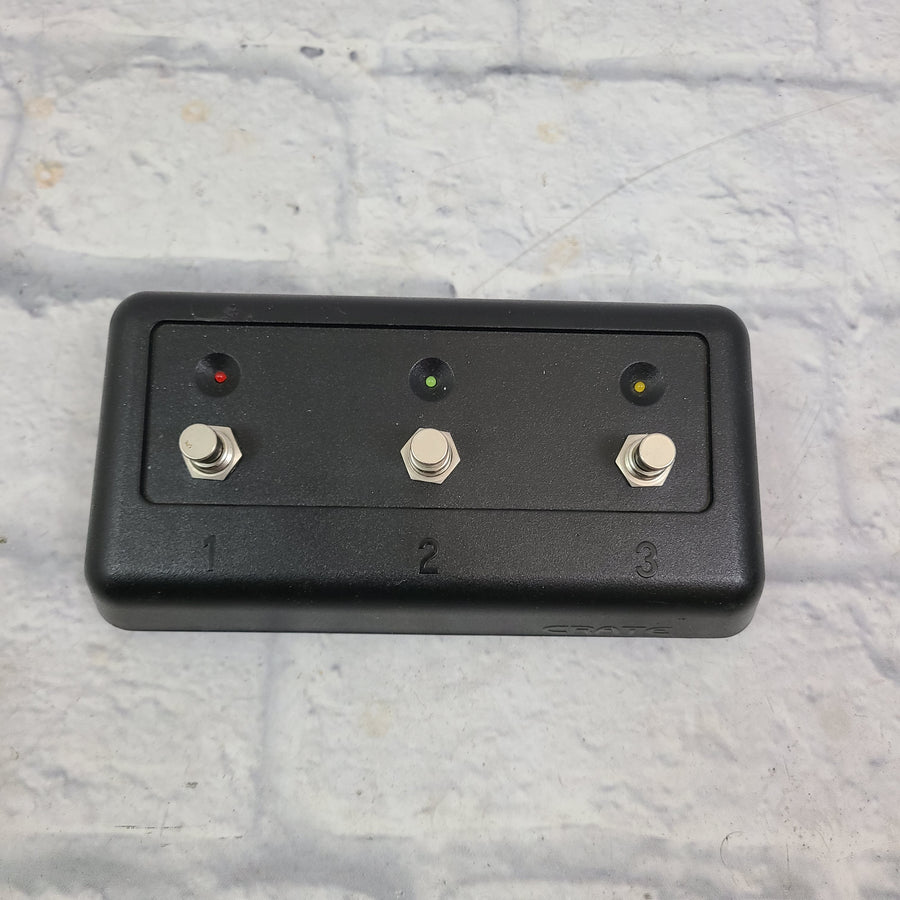 Crate 3-Button Footswitch - Plastic Enclosure