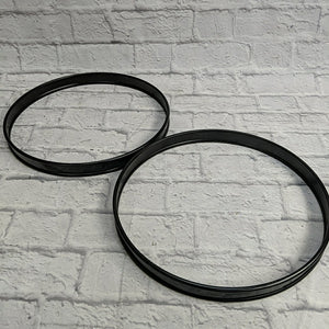 Unknown Bass Drum Hoops 16" Black