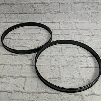 Unknown Bass Drum Hoops 16" Black