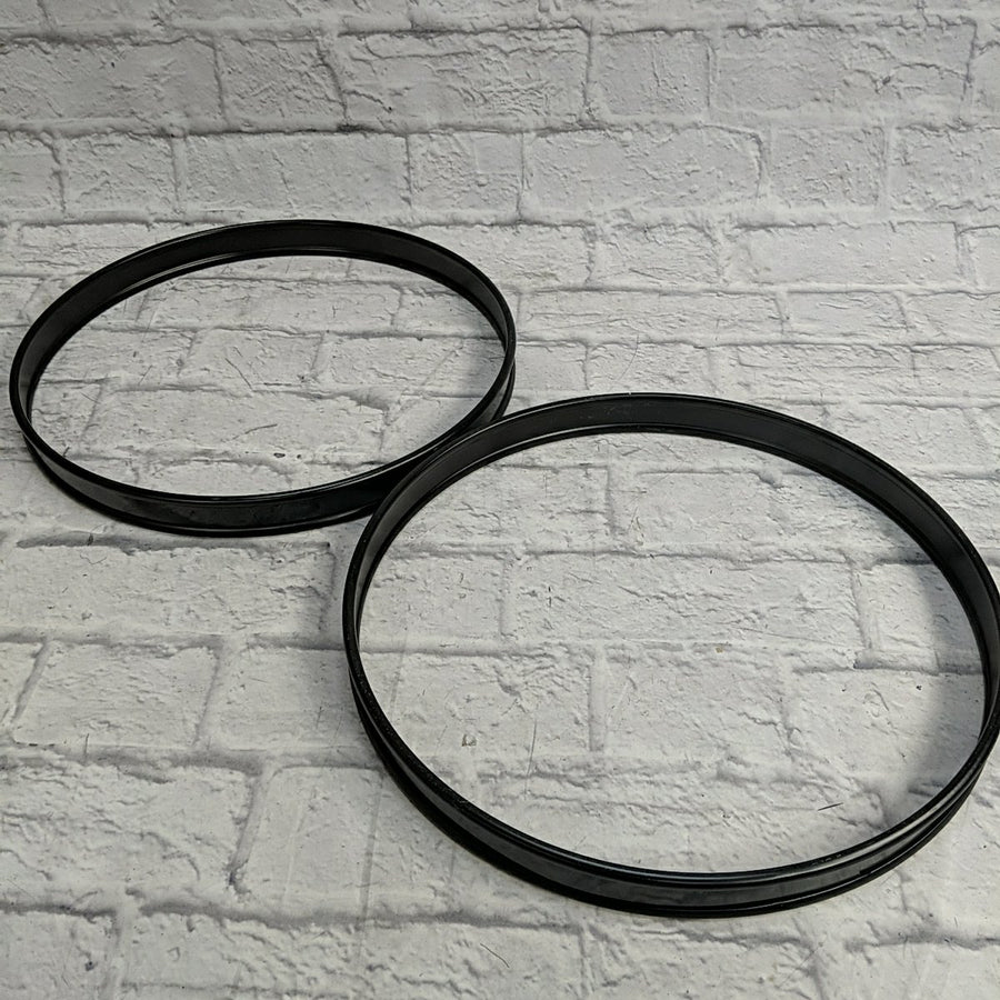 Unknown Bass Drum Hoops 16" Black