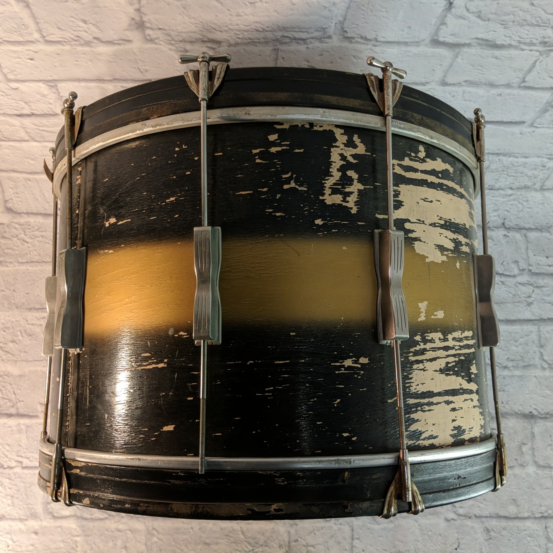 Vintage Ludwig 22 Bass Drum 1960-63 Pre Serial Keystone Badge