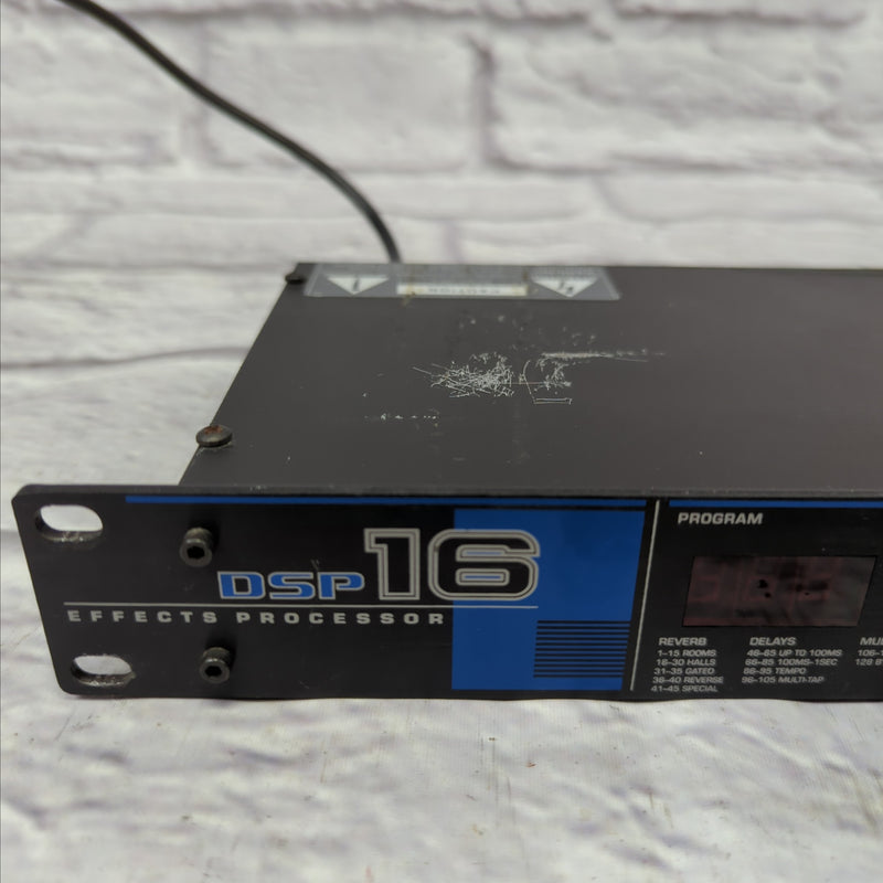 Digitech DSP 16 Multi Effect Rack Unit - Evolution Music