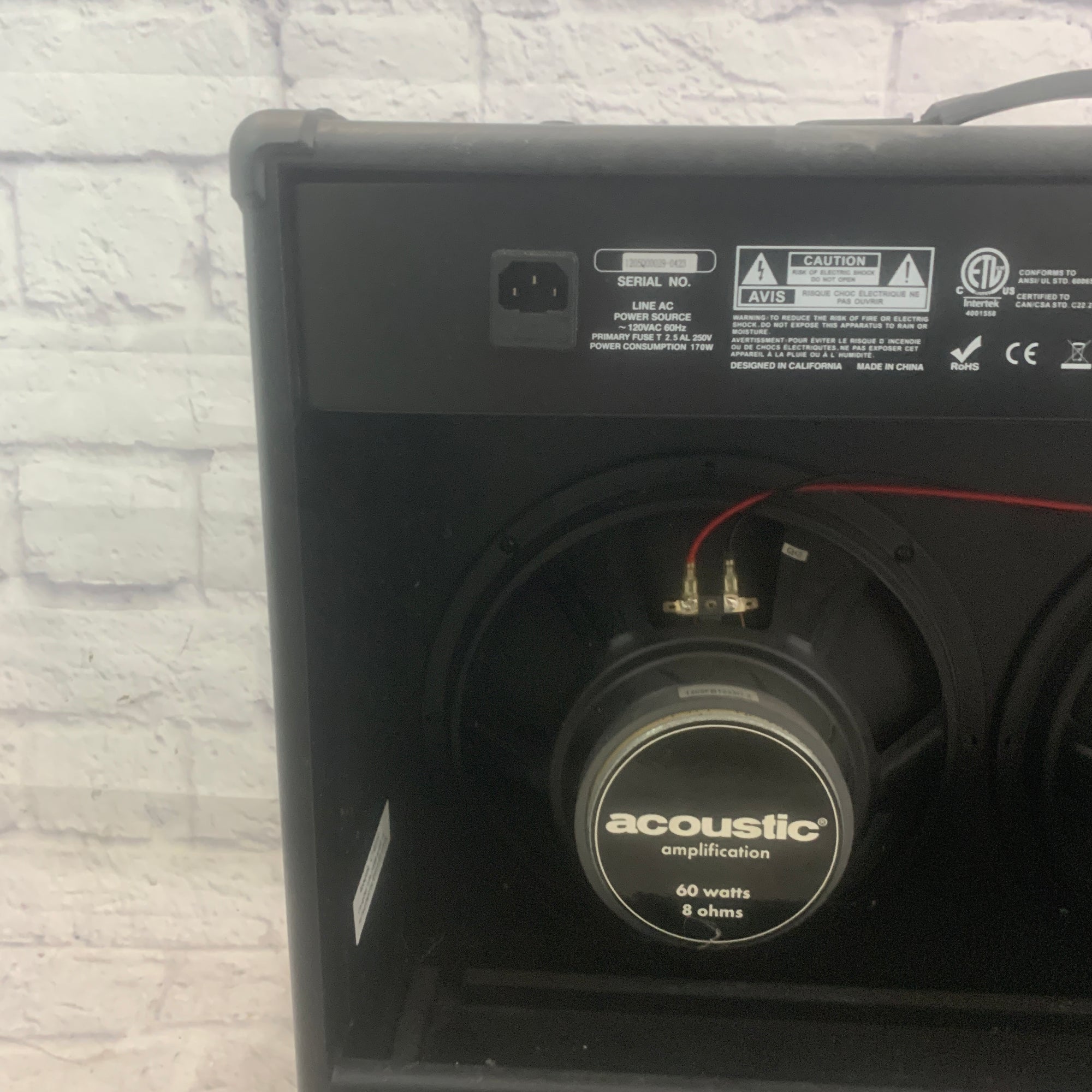 Acoustic G120 DSP Combo Guitar Amplifier