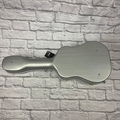 Phitz Standard Dreadnought Acoustic Guitar Hard Case, Silver