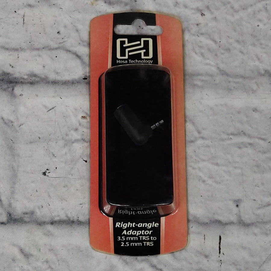 Hosa GMP-467 Right Angle Adapter 3.5mm TRS to 2.5mm TRS