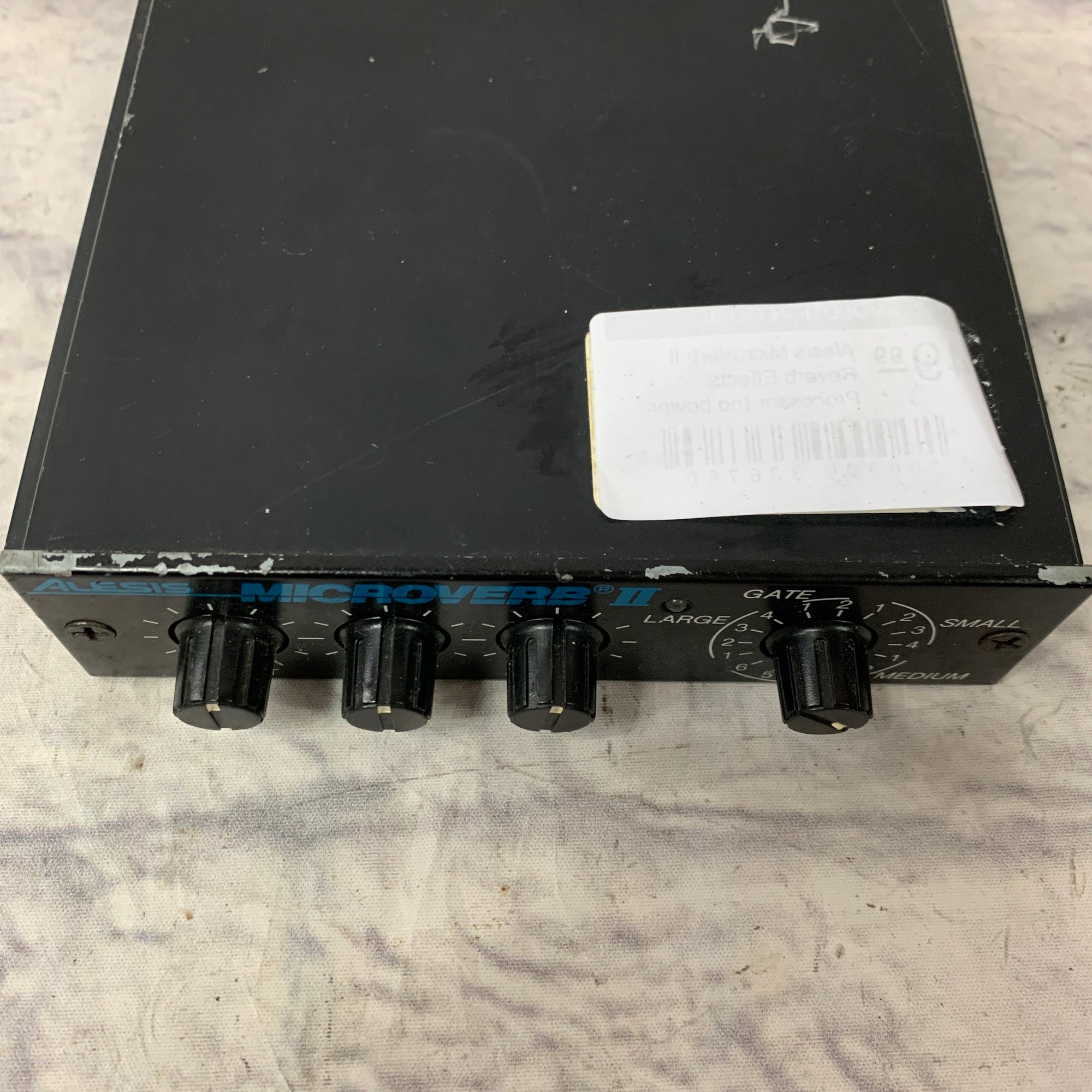 Alesis MicroVerb II Reverb Effects Processor (no power supply)