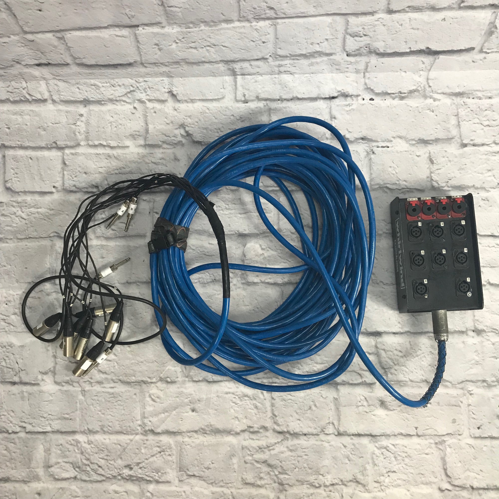 Whirlwind 8 XLR 4 TRS Channel Snake
