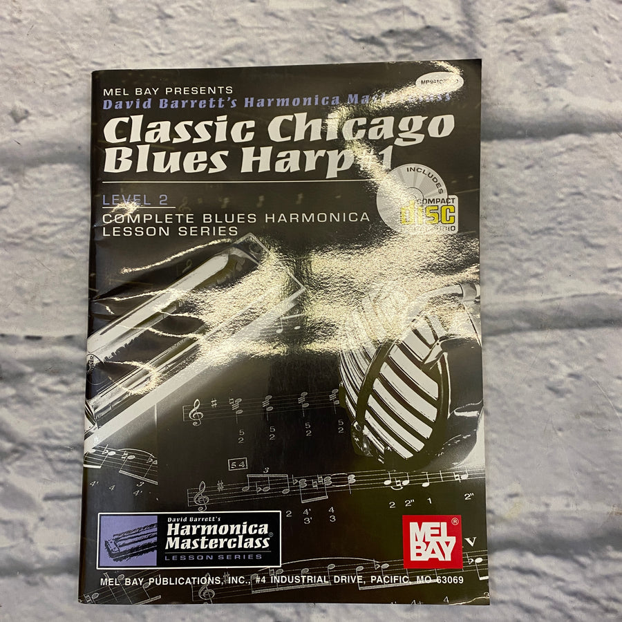 Mel Bay Classic Chicago Blues Harp #1 Harmonica Book