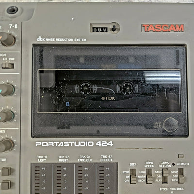 Tascam Portastudio 424 Cassette 4-Track Recorder