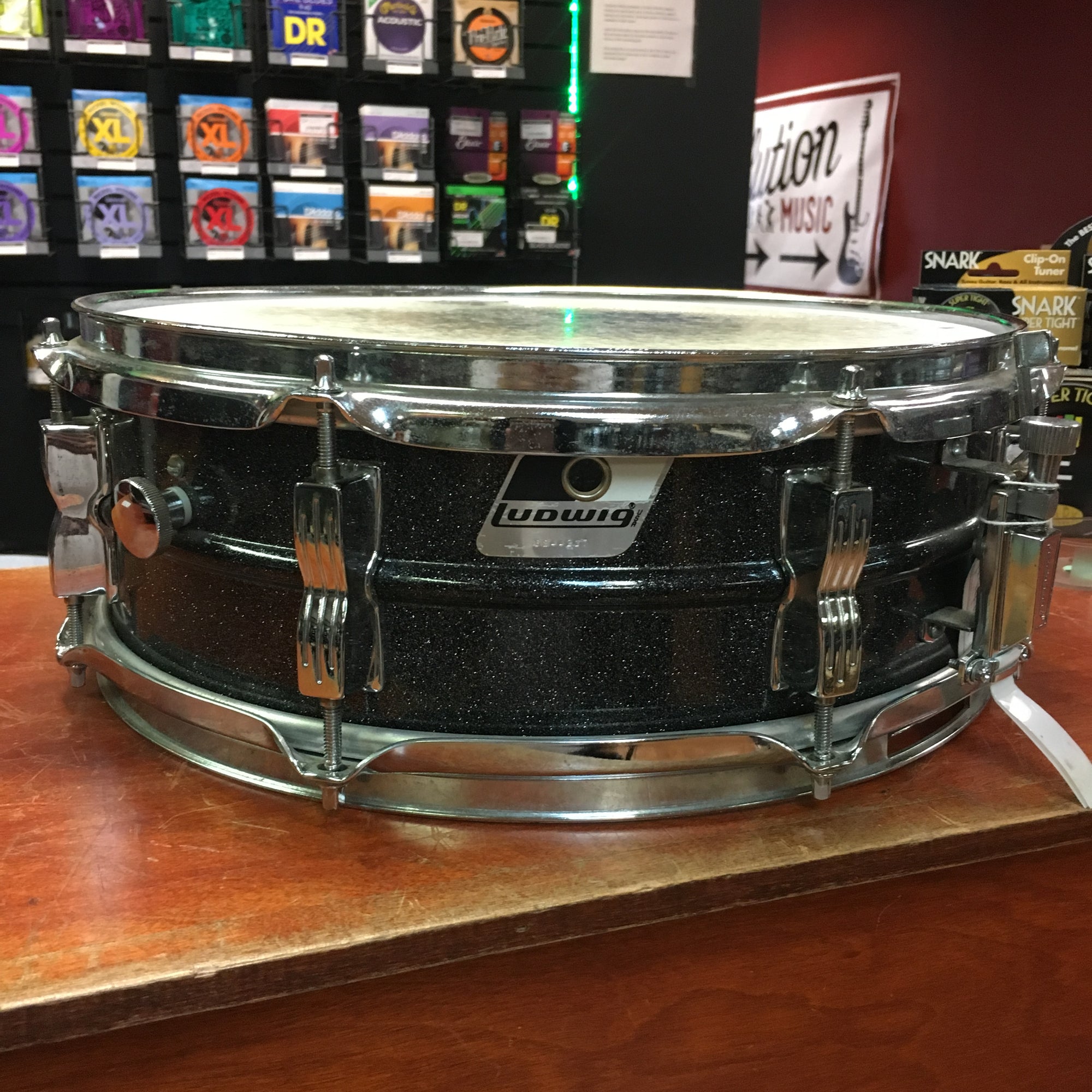 1970 Ludwig 13x8 Red Sparkle Tom
