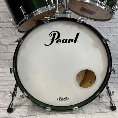 Pearl Session 5pc Drum Kit Transparent Green