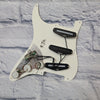 Loaded Fender Squier Pickguard SSS White