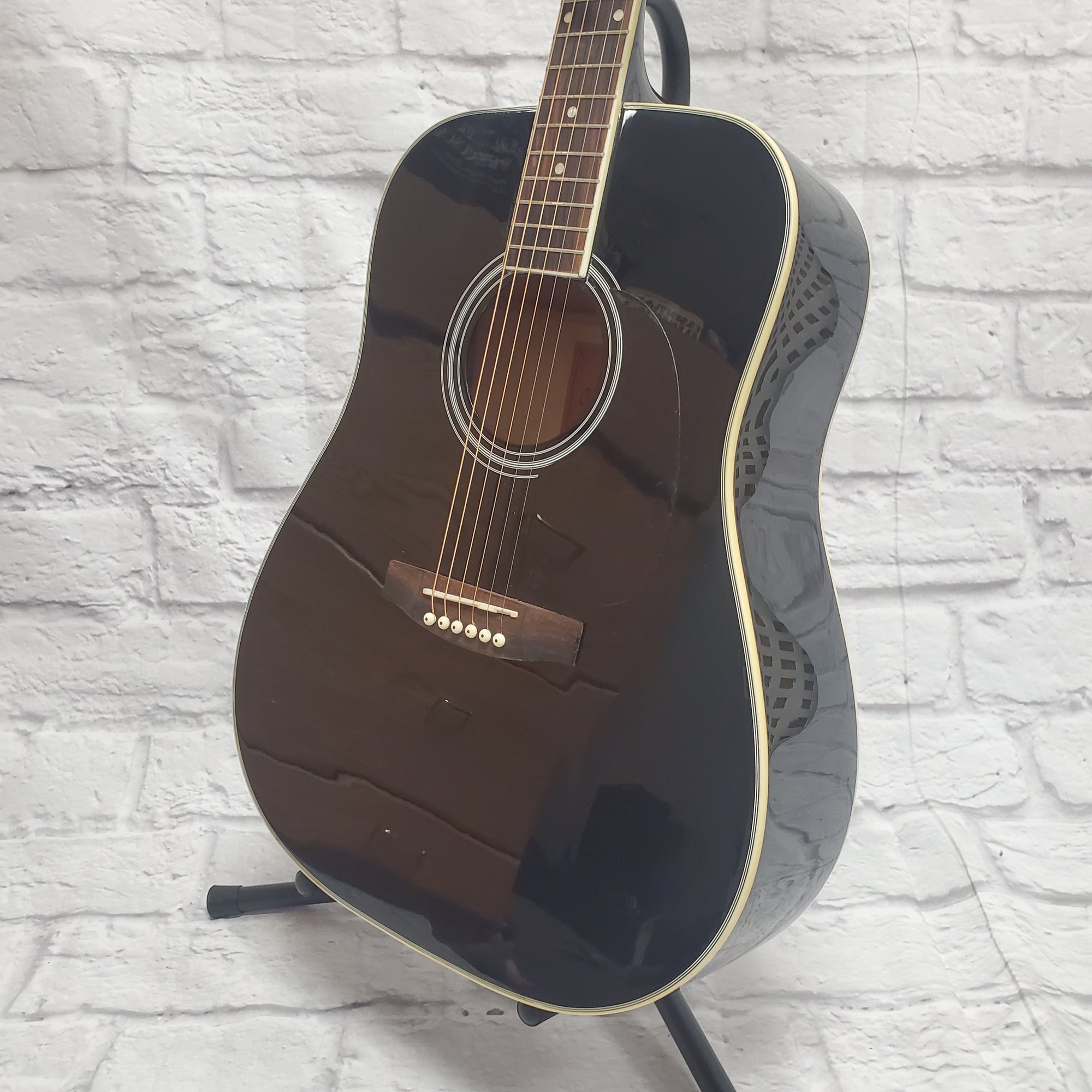 Carlo Robelli CW4102BXX Acoustic Guitar Black