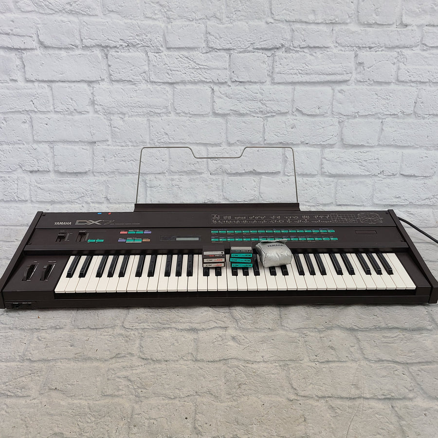Yamaha DX7 Digital Programmable Algorithm Synthesizer w/ RAM carts & BC1 Breath Controller