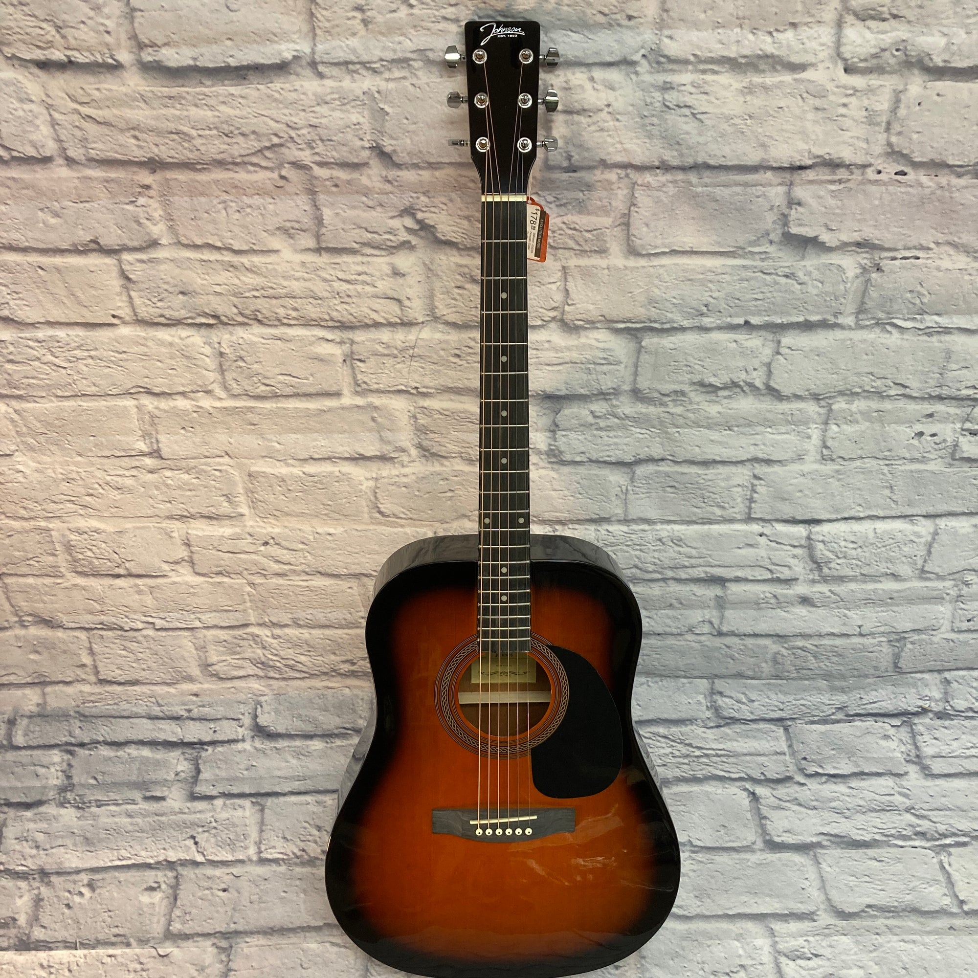 Johnson JG620S Acoustic Guitar (Sunburst)
