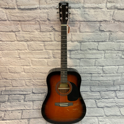 Johnson JG620S Acoustic Guitar (Sunburst)