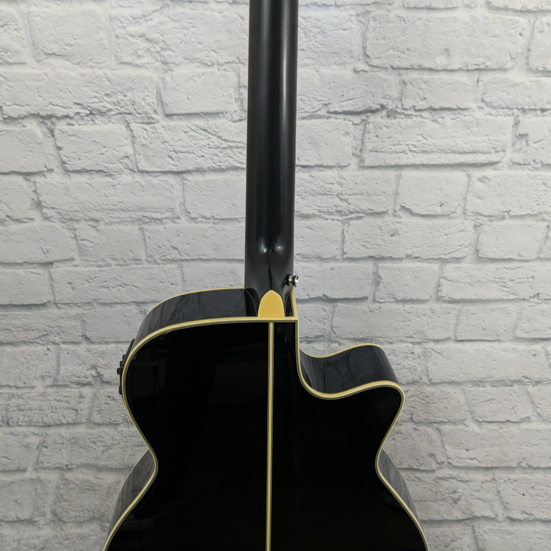 Ibanez AEG10LIIBK Lefty Acoustic Electric Guitar in Black